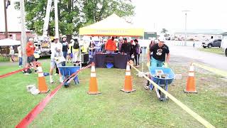 Wheelbarrow race at GLOW With Your Hands career expo [upl. by Enayr]