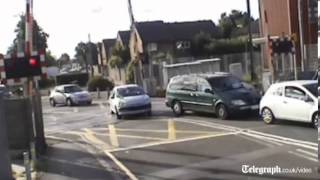 Dangerous drivers flout level crossing rules [upl. by Macdonell935]