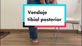 Vendaje Neuromuscular para el tibial posterior 👣 [upl. by Eillil]