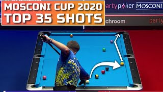 TOP 35 BEST SHOTS  Mosconi Cup 2020 9Ball Pool [upl. by Eidlog725]