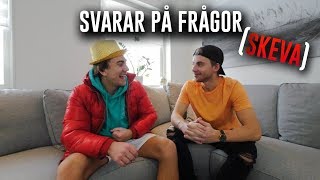 SVARAR PÅ SKEVA FRÅGOR MED MIN BROR [upl. by Eyeleen]