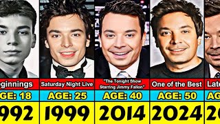 Jimmy Fallon Transformation From 0 to 50 Year Old [upl. by Aihceyt]