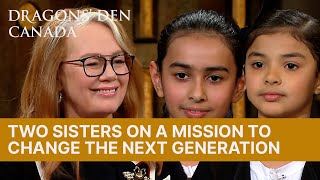 Two Sisters On A Mission To Change The Next Generation  Dragons Den Canada [upl. by Ltsyrk]