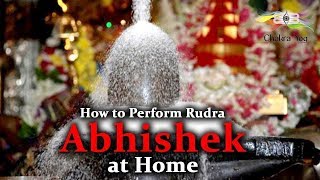 How To Perform Rudra Abhishek At Home  Neeta Singhal [upl. by Ahsinik729]