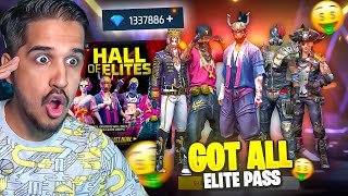 All Elite Pass in 15 minutes  Free Fire Season 1 to 35 All Elite pass [upl. by Fred]