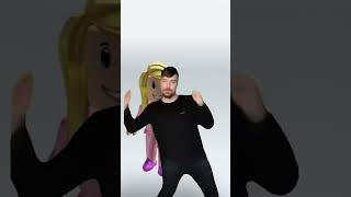 Mr beast dance with katiliya saw my old roblox account [upl. by Intyre]