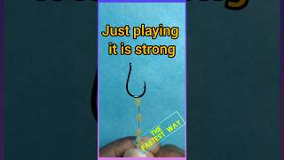 The fastest way to tie a fishing hook just turning it around is very strong and neat [upl. by Tega550]