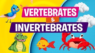 The Animal Kingdom  Invertebrates and Vertebrates Animals  Educational Videos for Kids  Science [upl. by Aihsram]