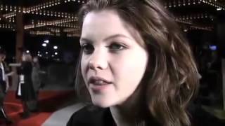 Georgie Henley and Skandar Keynes at the Knoxville PremiereThe Voyage of the Dawn Treader [upl. by Warfield]