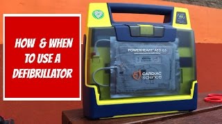 How and When to Use a Defibrillator to Save a Life [upl. by Ellicul]