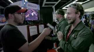 Brigador interview a tough fast isometric shooter at PAX Prime 2015 [upl. by Ariada915]