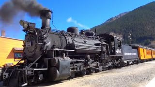 Historic Steam Train Arriving to Silverton Colorado [upl. by Clover497]