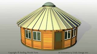 Smiling Woods Yurts  Assembly Video Demonstration [upl. by Ianaj]