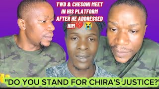 TRUTH WATCHDOG amp CHESONI MEET IN HIS PLATFORM AFTER HE ADDRESSED HIM ABOUT BRIAN CHIRAS CASE💔😭 [upl. by Karrah]