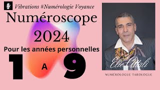 Numérologie année 2024 Numéroscope de l année [upl. by Retloc419]