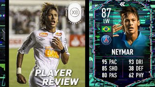 NEYMAR FLASHBACK ¿ES MEJOR QUE SU VERSION DE ORO  NEYMAR FLASHBACK 87 REVIEW  FIFA 22 [upl. by Nomrej426]