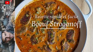 Stroganoff recette [upl. by Candida]