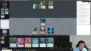 Izzet Wizards 8 Delver VS Living End  MTGO Modern League Taking turns keeping sad hands [upl. by Hackathorn292]