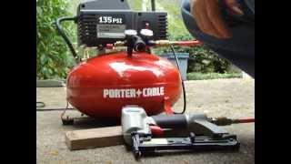 Porter Cable  Pancake Compressor  135 PSI  Demonstration [upl. by Nalehp]