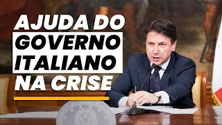 Como o governo italiano está ajudando financeiramente a população  COVID19 na Itália [upl. by Eenhat]