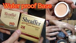 Sheaffer Powder Foundation  Sheaffer Mousse Base  Bridal Water Proof Base  Real Beauty Secrets [upl. by Enomaj]