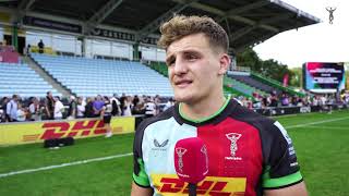 Oscar Beard pinpoints key area Harlequins need to improve on for next week [upl. by Onil]