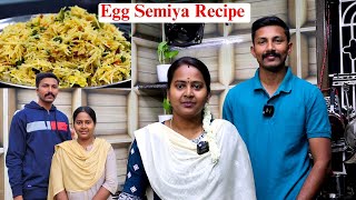 பிரியா Hair Style மாத்திடுச்சு😂  Egg Semiya Recipe  Night Dinner Vlog [upl. by Ledniahs754]