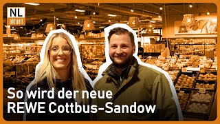 Cottbus  Große ReweNeueröffnung in Sandow am Doll am 30 November So ist der Markt aufgebaut [upl. by Ayaj]