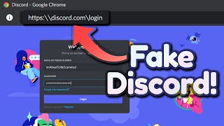 The Scariest Fake Discord Login Phishing Scam [upl. by Ardnazxela]