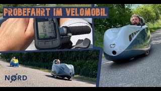 Pendeln mit dem Velomobil Götz und Gerrit fahren das Bülk MK1 [upl. by Wolfgang382]