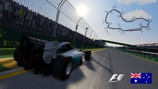 Assetto Corsa  Mercedes F1 W05 on Albert Park [upl. by Oicnerolf60]