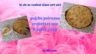 QUICHE saumon fumé poireaux WW [upl. by Teillo206]