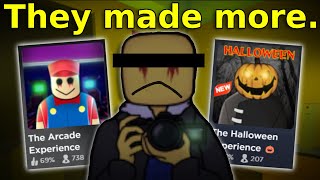 They Keep Making These Roblox Horror Games  Roblox Experience Games [upl. by Auoz]