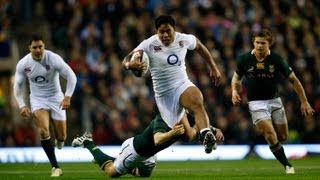 England v South Africa QBE Autumn Rugby International Highlights 241112 [upl. by Ordnassela]