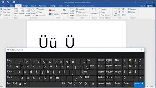 How to type letter U with Diaeresis two dots in Word How to Put Double Dots Over a Letter [upl. by Lednyc]