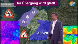 Der Übergang zu milder wird glatt Eisregen Schnee Regen amp Wind Wettervorhersage 03102023 [upl. by Ztnarf]