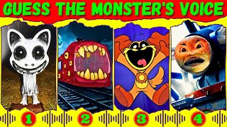 NEW 2024 Guess Monster Voice Zoonomaly Train Eater DogDay Spider Thomas Coffin Dance [upl. by Herbie593]