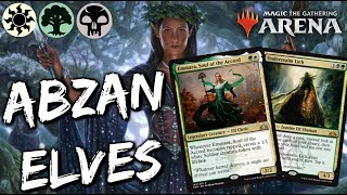 Abzan Elves MTG Arena  Golgari amp Selesnya Elf Tribal Deck in GRN Standard [upl. by Terrance115]