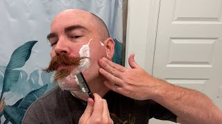 ShaveSmith Kamisori Beard Shave With and Against The Grain [upl. by Neiviv569]