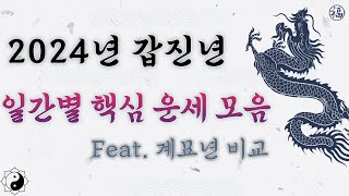 갑진년 일간별 핵심 운세 모음  계묘년 비교 [upl. by Spatz]