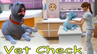 Vet Pets  Dogs amp Cats Care Medical Hospital Lets Play Sims 4 Cookie Swirl C [upl. by Malone]