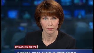 Kay Burley announces the death of Princess Diana on Sky News in 1997 [upl. by Granlund]