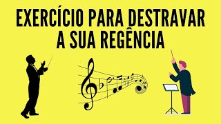 EXERCÍCIO PARA DESTRAVAR SUA REGÊNCIA  PARA QUEM TEM DIFICULDADE PARA REGER HINOS LENTOS OU RÁPIDOS [upl. by Salahcin409]