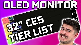 32” CES QD OLED Tier List  MSI ASUS Gigabyte amp Alienware 4K 240Hz Monitors [upl. by Caddaric]