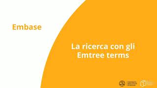 Embase ricerca con gli Emtree terms [upl. by Ronnholm]