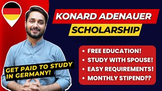 Konard Adenauer Scholarship In Germany  Study In Germany With Fully Funded Scholarships In 2024 [upl. by Ahsoj203]