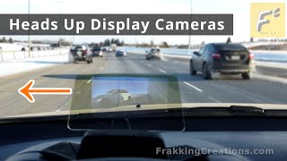 Heads Up Display with Rear view Blind spot cameras  HUDWAY Drive 3 camera HUD upgrade review [upl. by Idnahk]