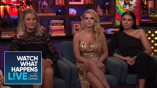 Are Hannah Ferrier And Captain Sandy Good  BelowDeckMed  WWHL [upl. by Freddy]