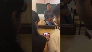 Suddenly Our Sir Reaction Fun 😂 Couples serial pavangal serial students collegelife [upl. by Iloj]