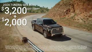 Special Offers On the 2024 Tundra at Bill Wright Toyota [upl. by Dyolf]